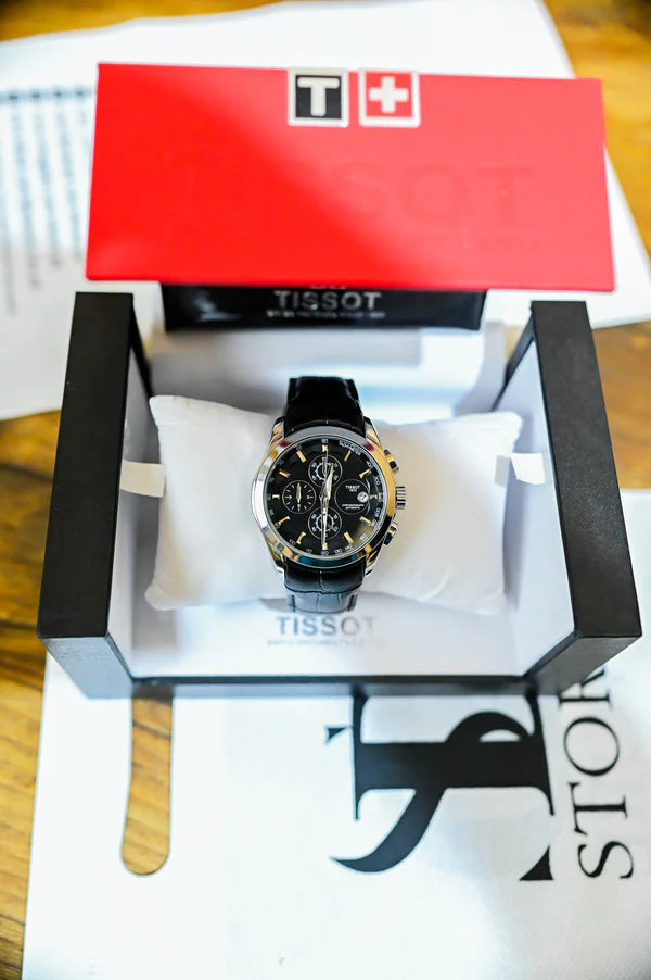 TISSOT CHRONOGRAPH BROWN BLACK