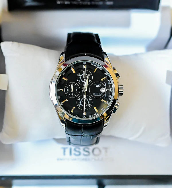 TISSOT CHRONOGRAPH BROWN BLACK