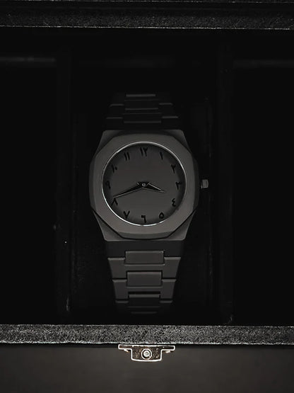 BLACK ARABIC AURA WATCH