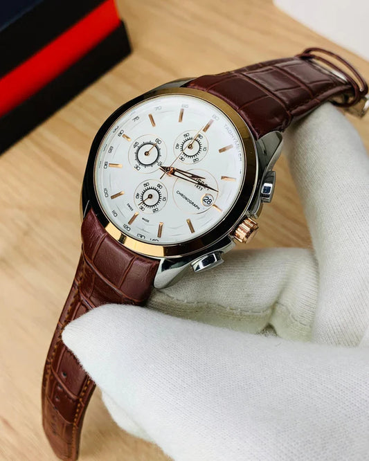TISSOT CHRONOGRAPH BROWN ROSE GOLD
