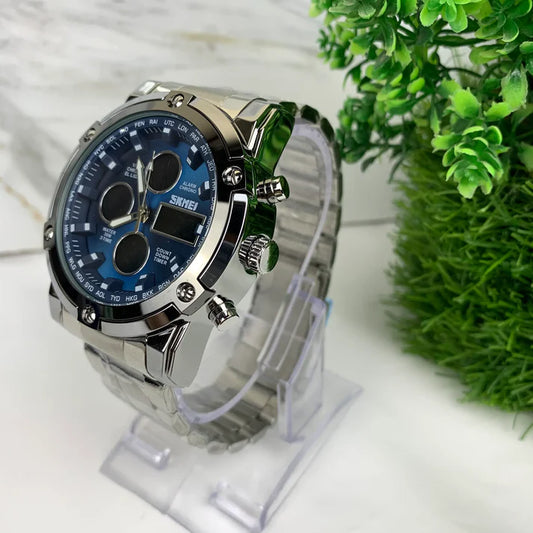 SKMEI | CHRONGORAPH BLUE SILVER