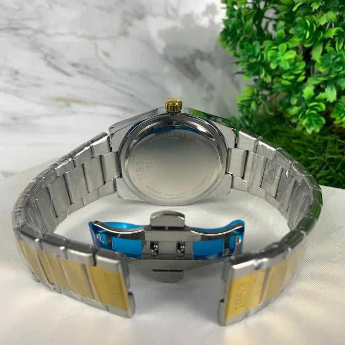 Tissot PRX |  White Dial | Silver Golden Chain