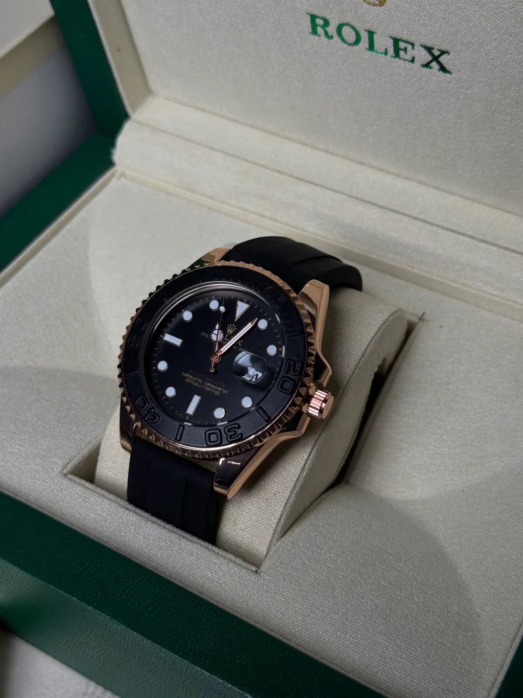 RLX Submariner | Black & Gold Dial | Black Straps