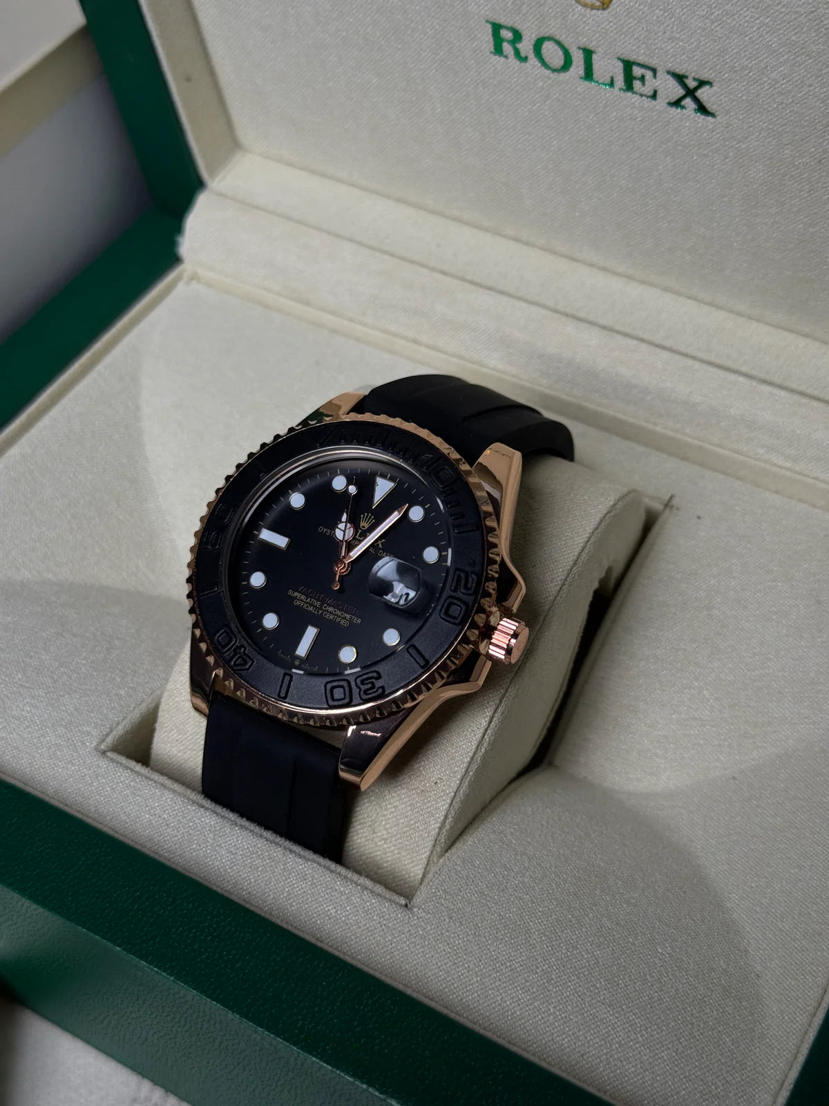 RLX Submariner | Black & Gold Dial | Black Straps
