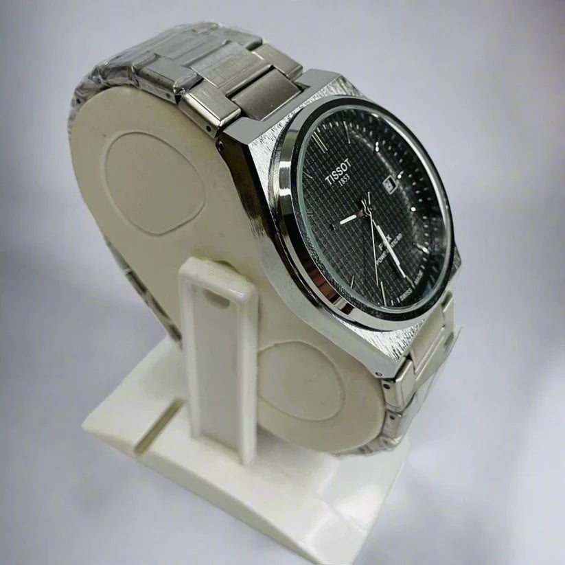 Tissot PRX | Black Dial | Silver Chain