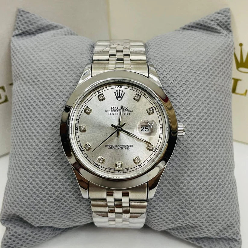RLX Oyester | Silver Dial | Silver Chain