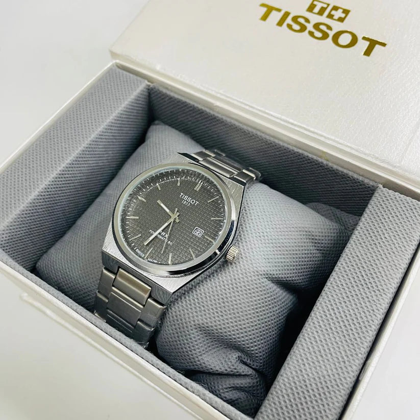Tissot PRX | Black Dial | Silver Chain
