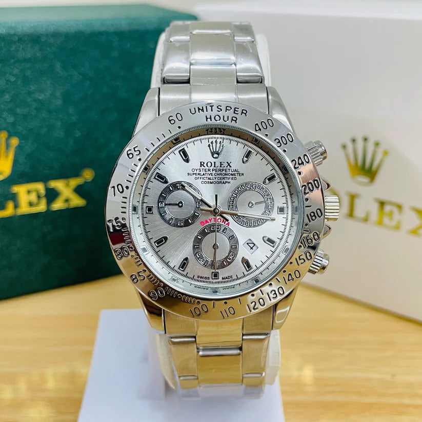 RLX Daytona | Silver Dial | Silver Chain