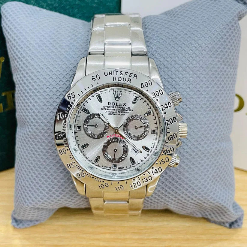 RLX Daytona | Silver Dial | Silver Chain