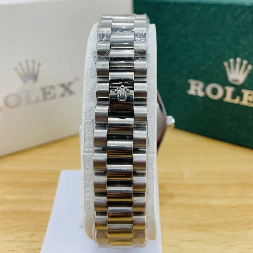 RLX Oyester  | Ice Blue Dial | Silver Chain