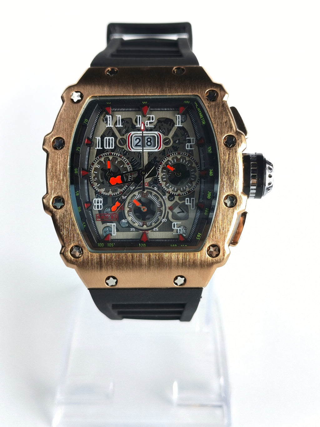 Richard Mille | Bronze Bezel | Red & Black Dial