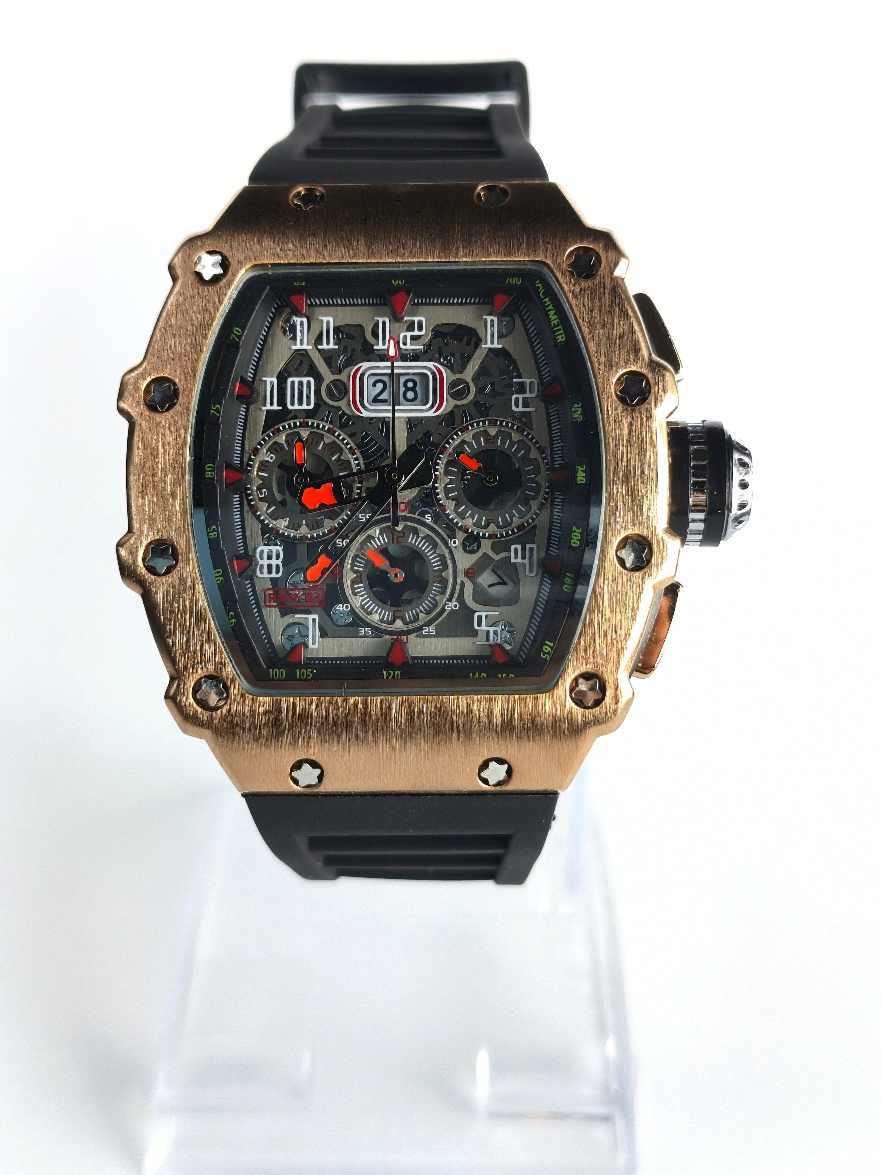 Richard Mille | Bronze Bezel | Red & Black Dial