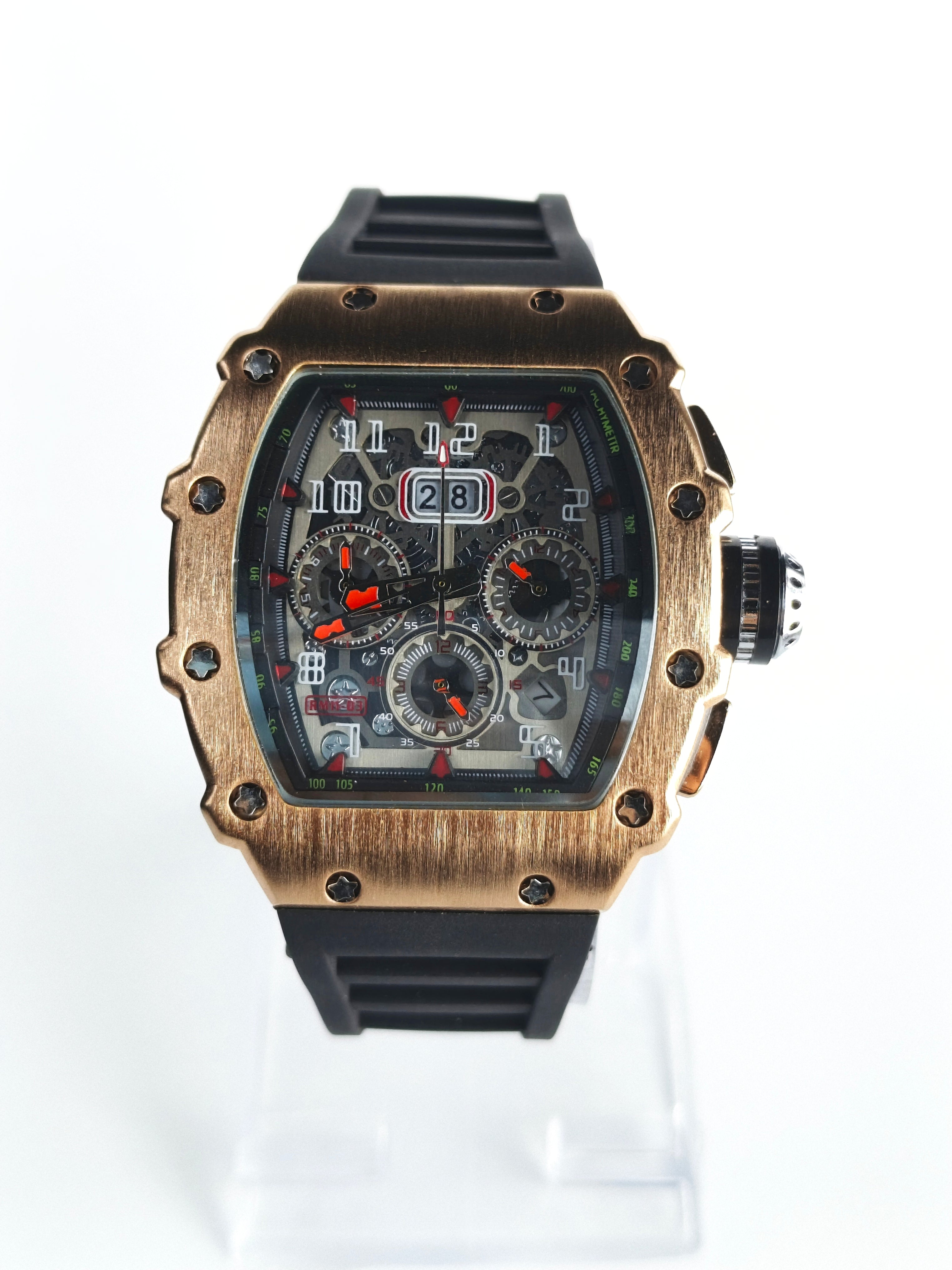 Richard Mille | Bronze Bezel | Red & Black Dial