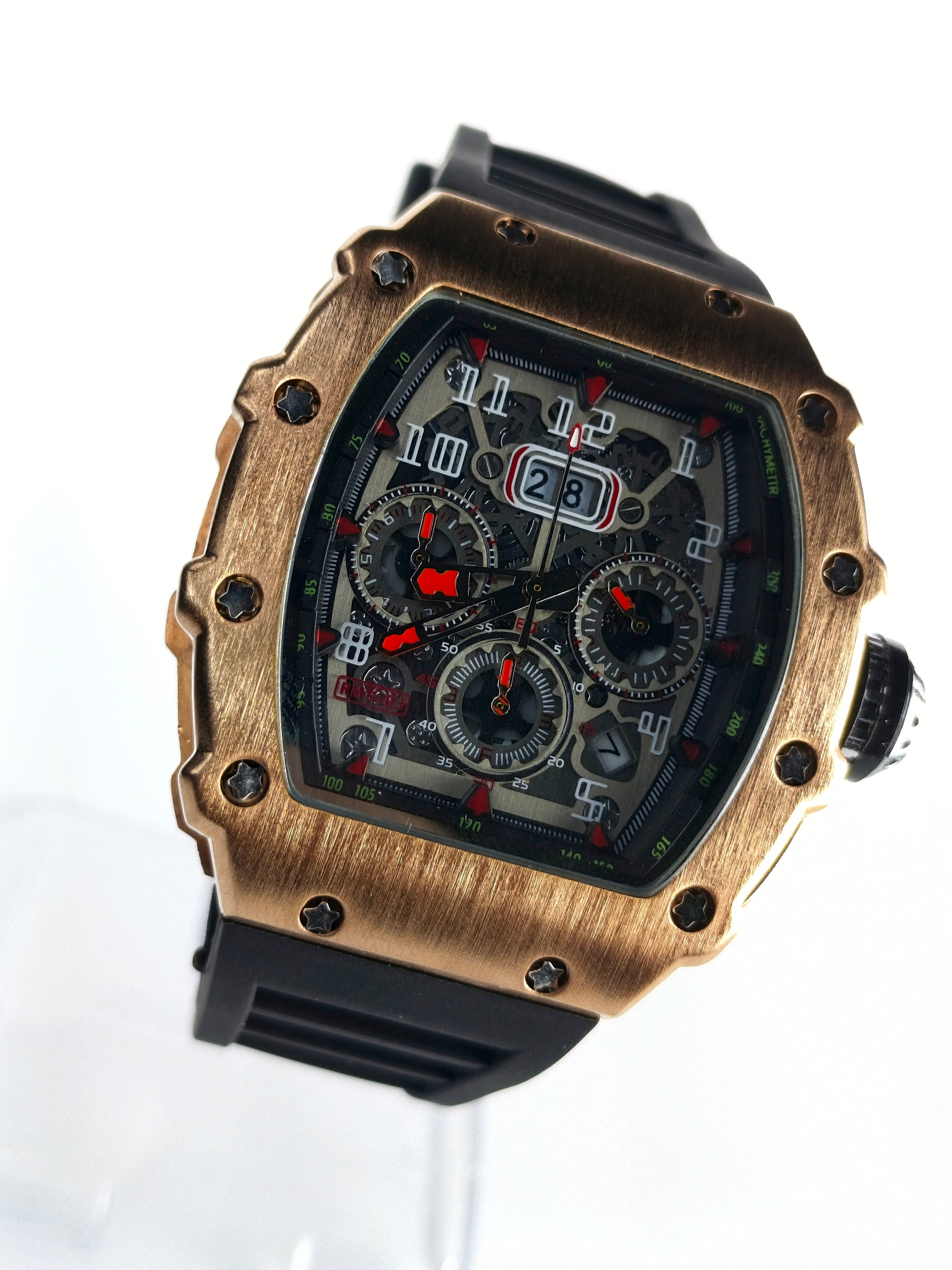 Richard Mille | Bronze Bezel | Red & Black Dial